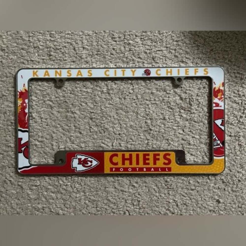 Kansas City Chiefs License Plate Frame